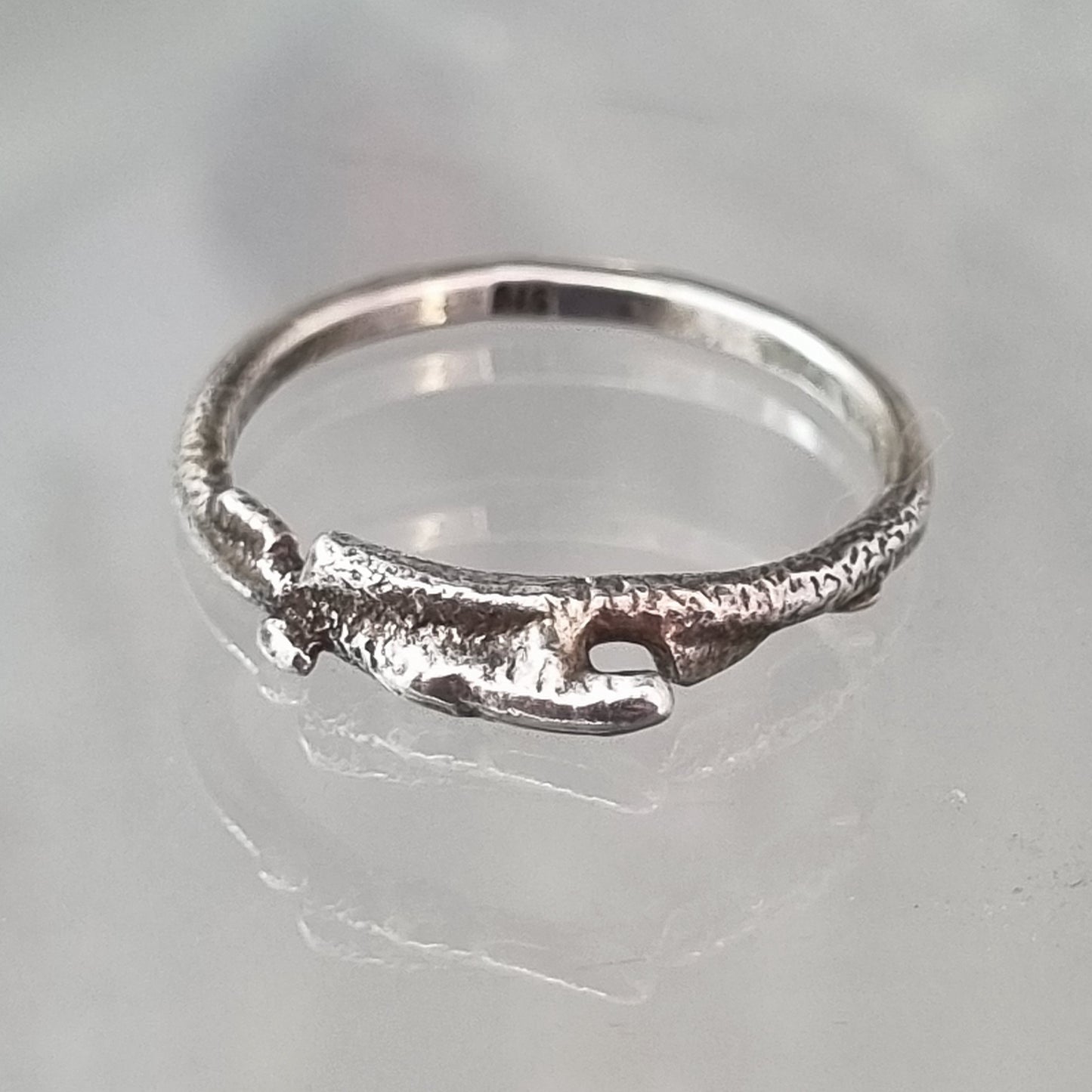 Sterling Silver Fused Texture Ring — One of a Kind