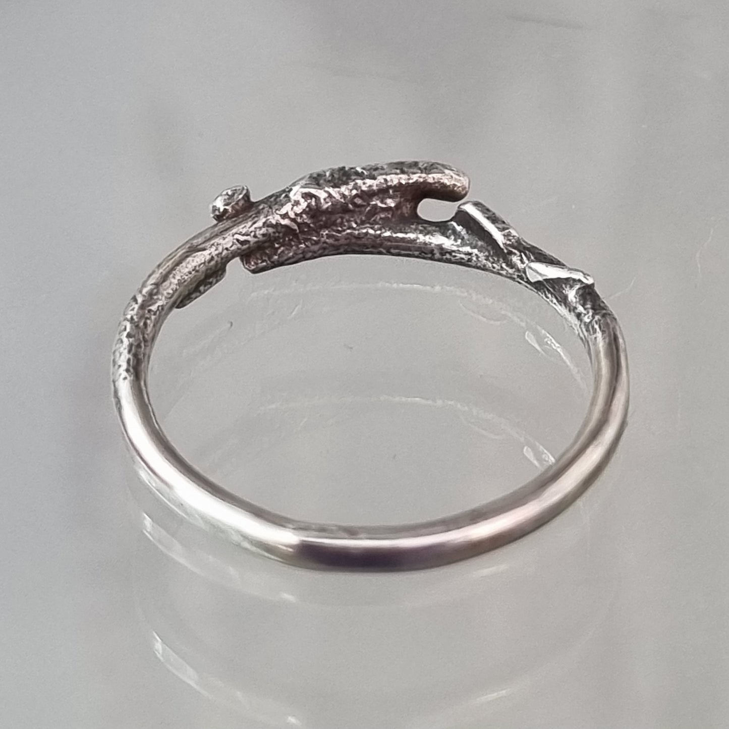 Sterling Silver Fused Texture Ring — One of a Kind