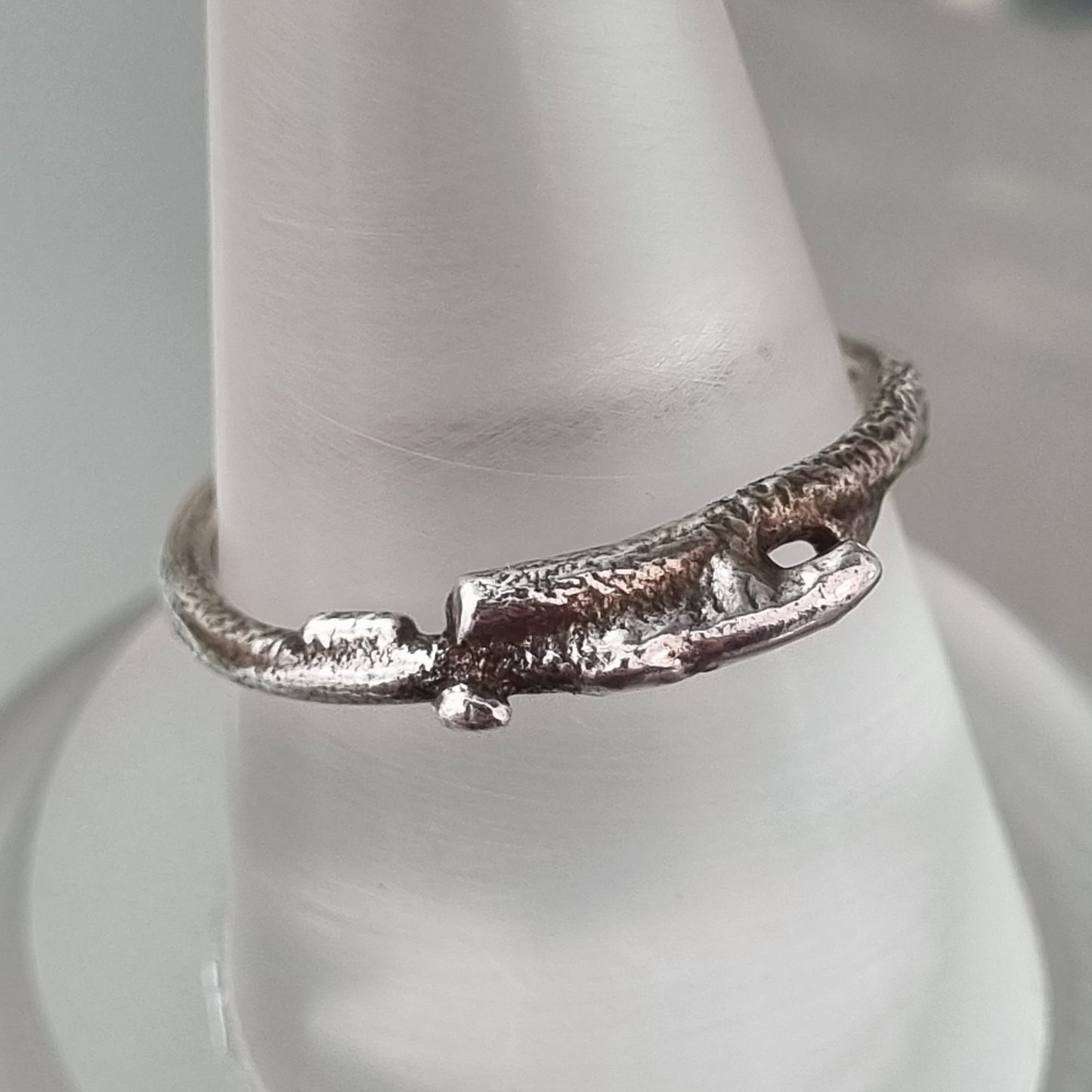 Sterling Silver Fused Texture Ring — One of a Kind