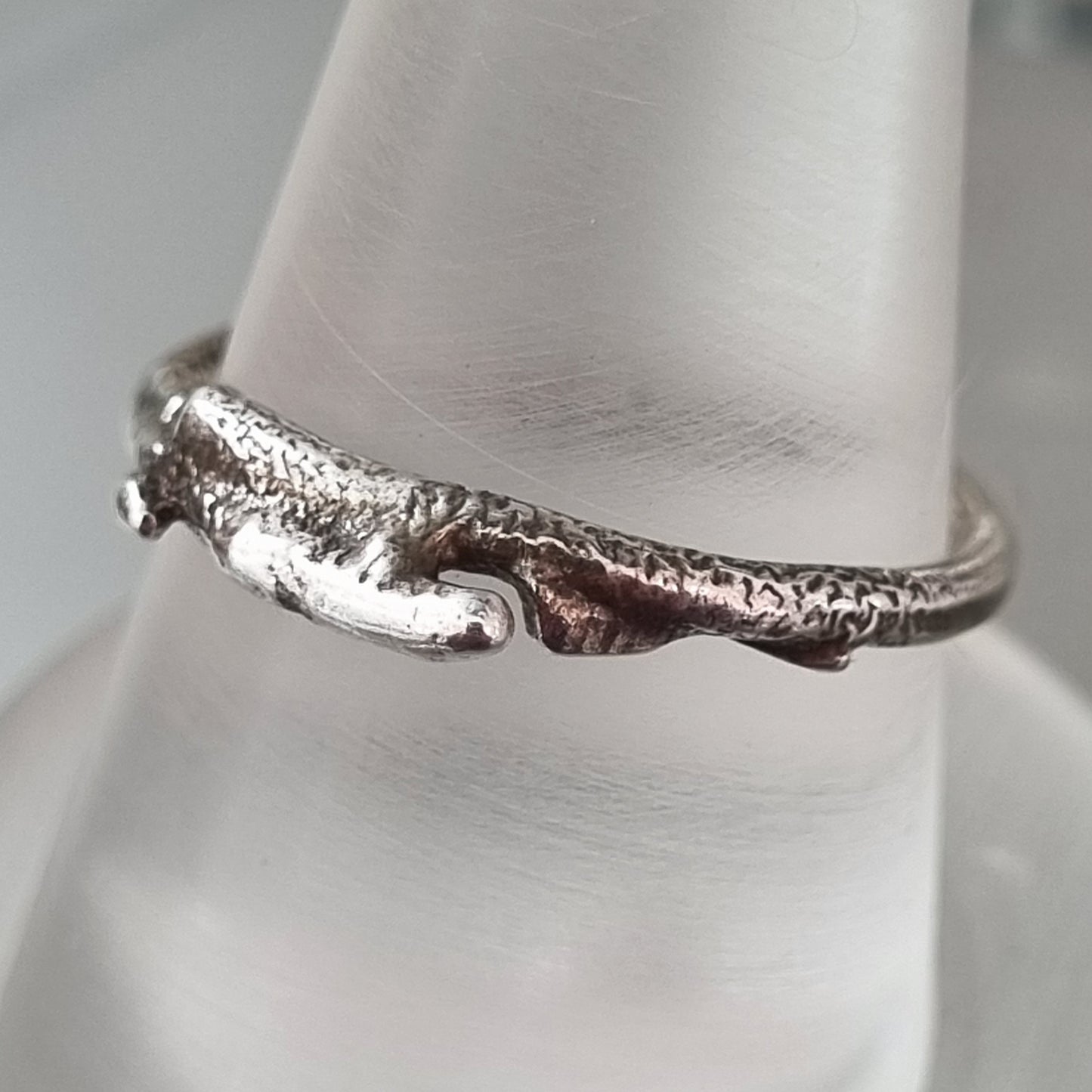 Sterling Silver Fused Texture Ring — One of a Kind