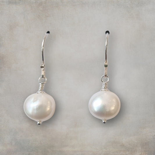 Pearl Drop Earrings – Still Water