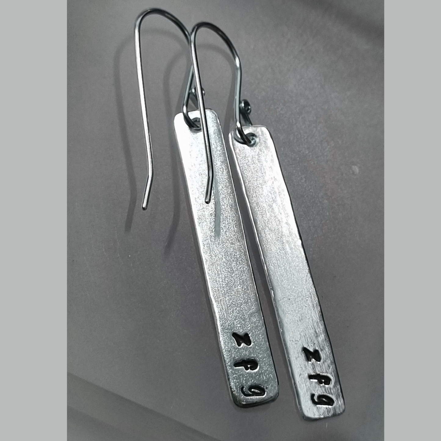 Hard Line ZFG - Sterling Silver Earrings