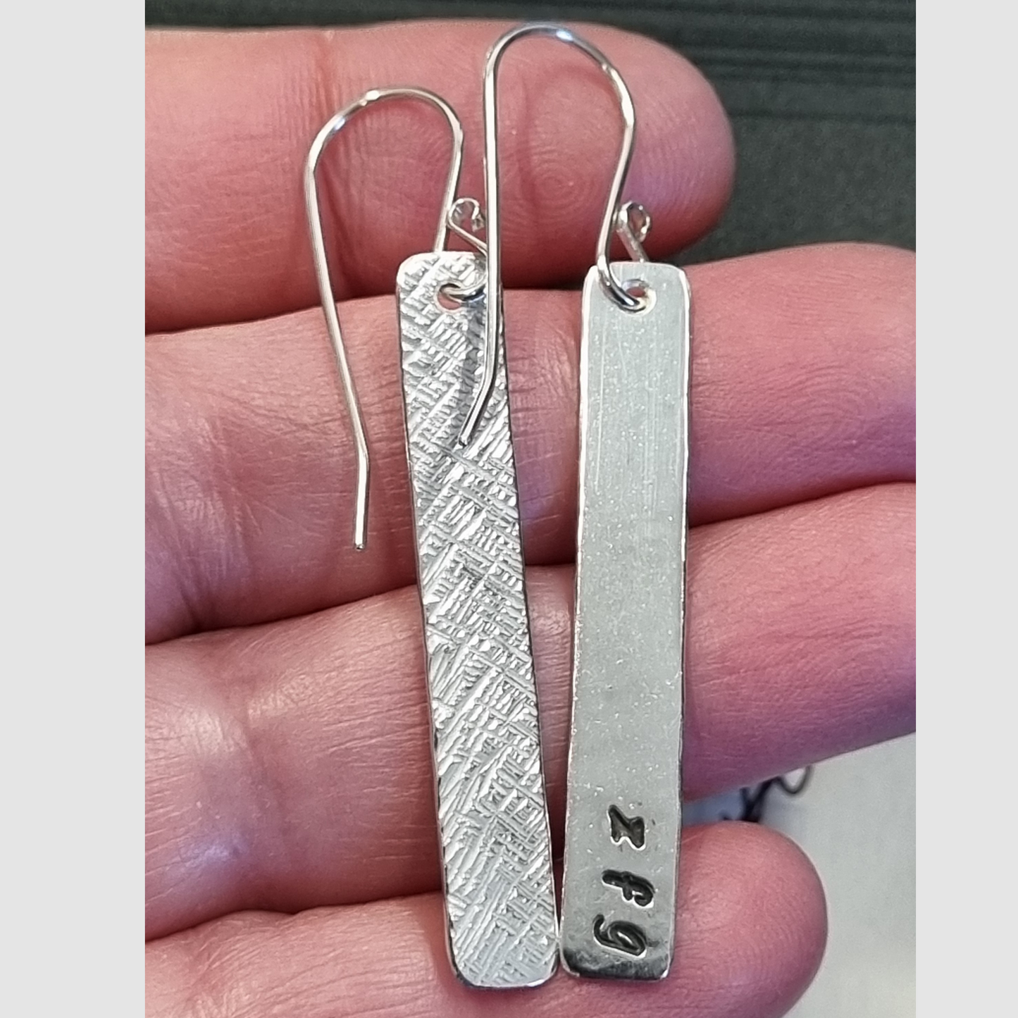 Hard Line ZFG - Sterling Silver Earrings