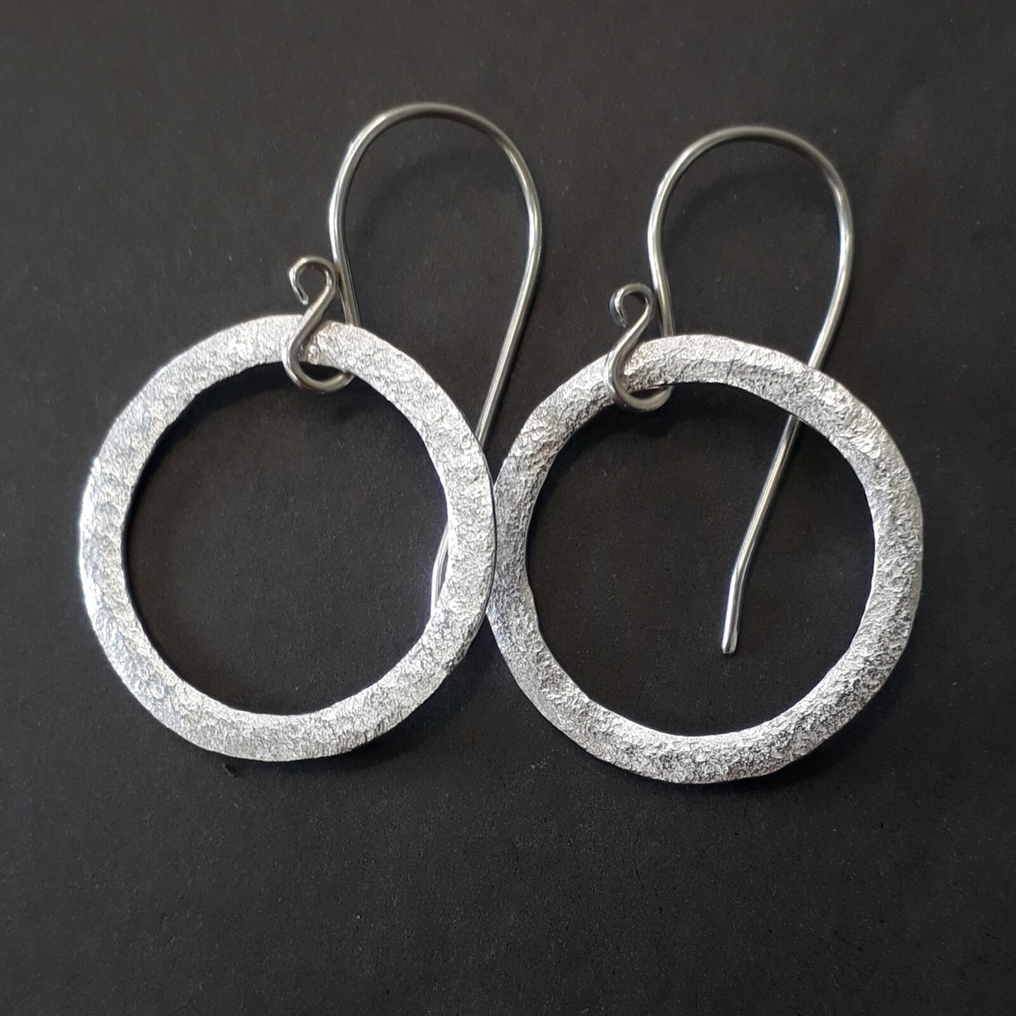 The Half Rock – Sterling Silver Earrings