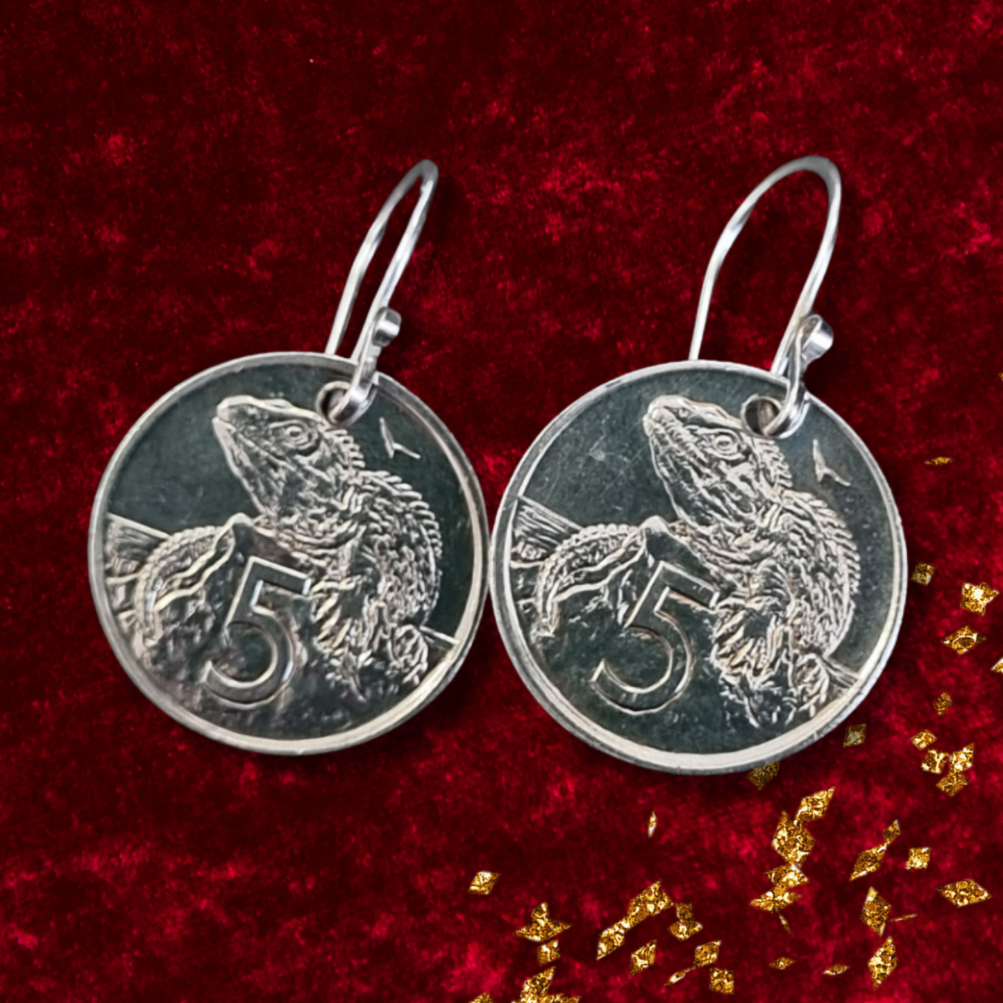 5 Cent Coin Earrings – Pick Your Year