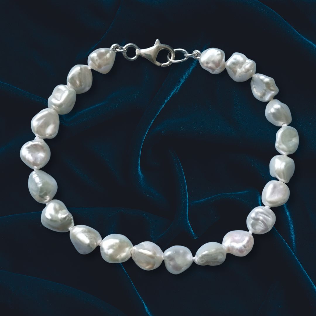 First Light – Keshi Pearl Bracelet