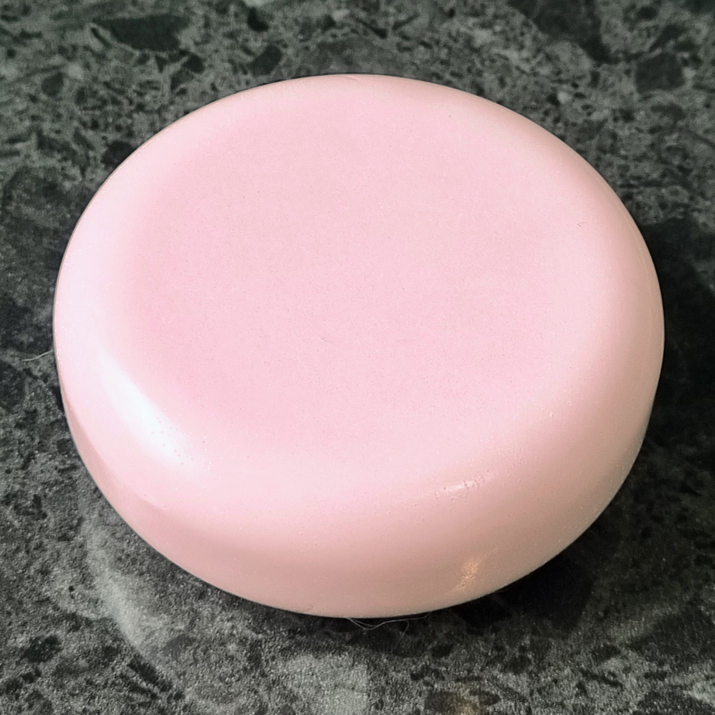 Classic rose scented round soap in pink