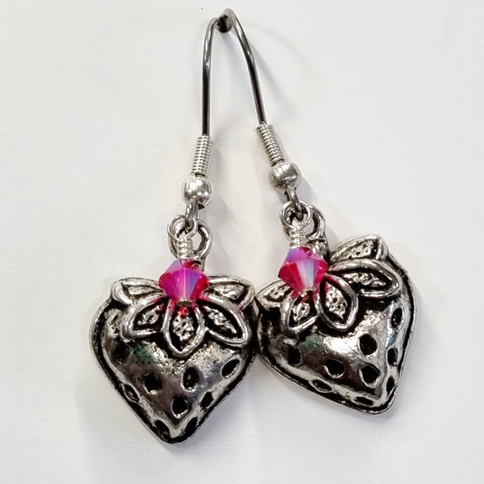 Strawberry Charm Earrings