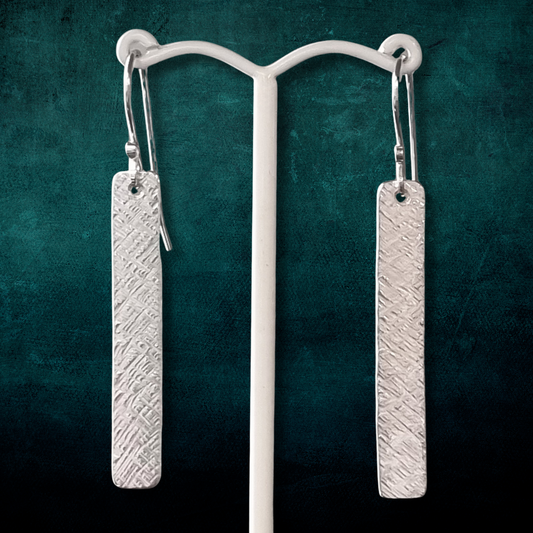 Hard Line ZFG - Sterling Silver Earrings